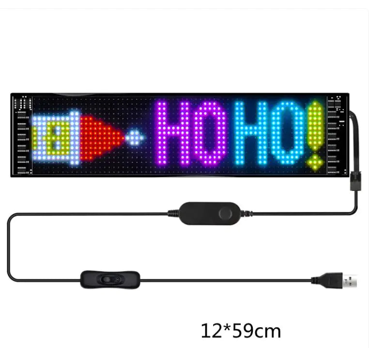 Programmable Car LED Sign Light Display