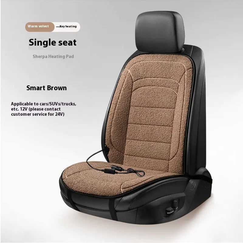 Car Heated Seat Cushion Winter Single Seat