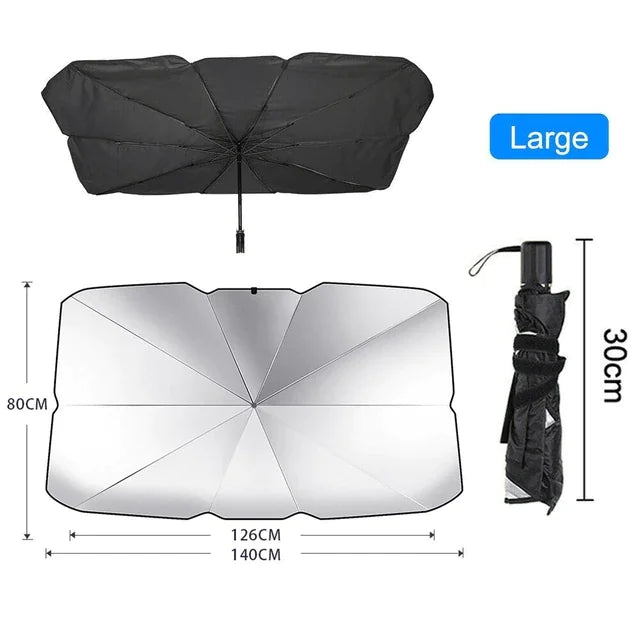 Car Windshield Sun Shade Foldable Umbrella